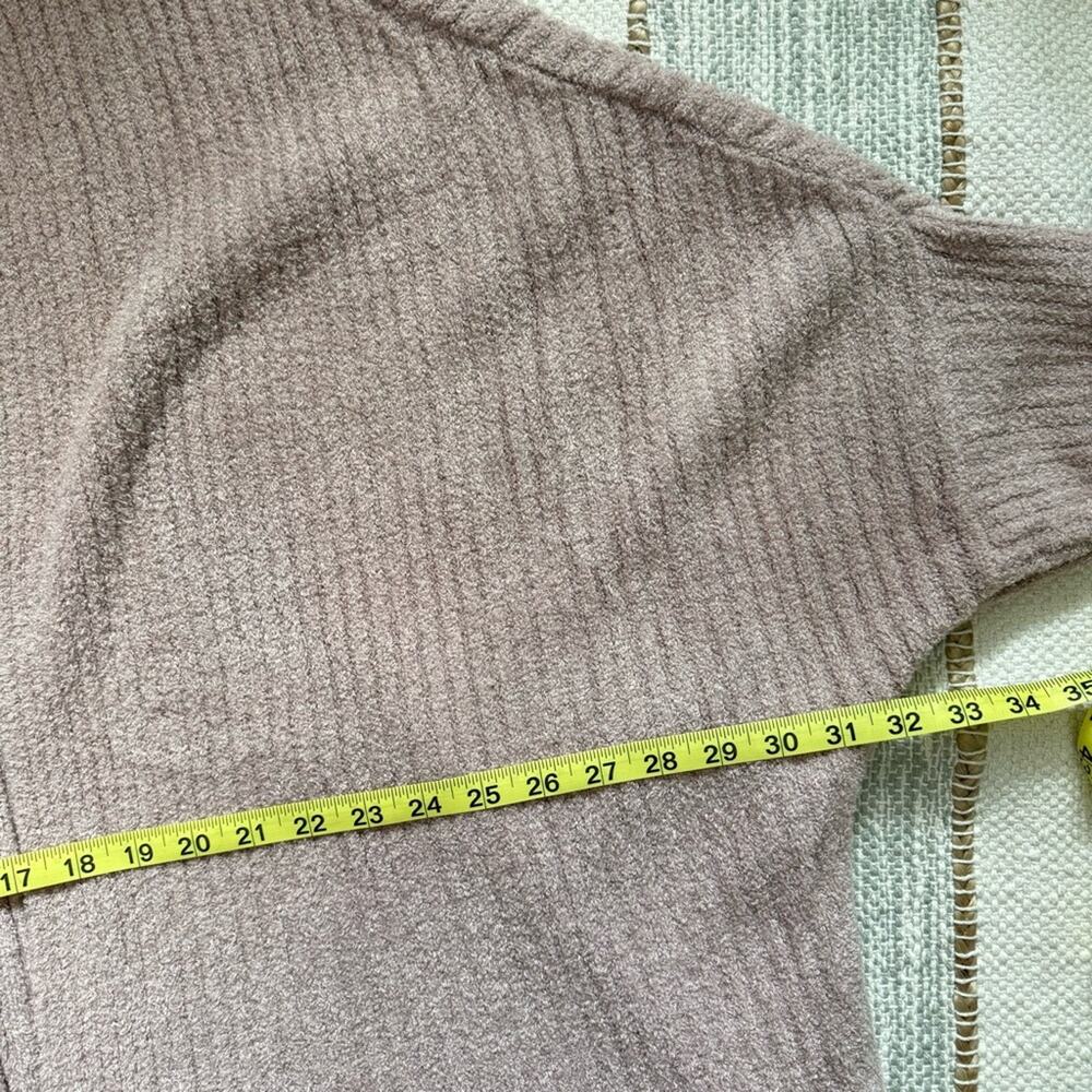 Barefoot Dreams CozyChic Lite Dusty Rose Pink Dolman Sleeves Shrug Cardigan 3X - Picture 6 of 8